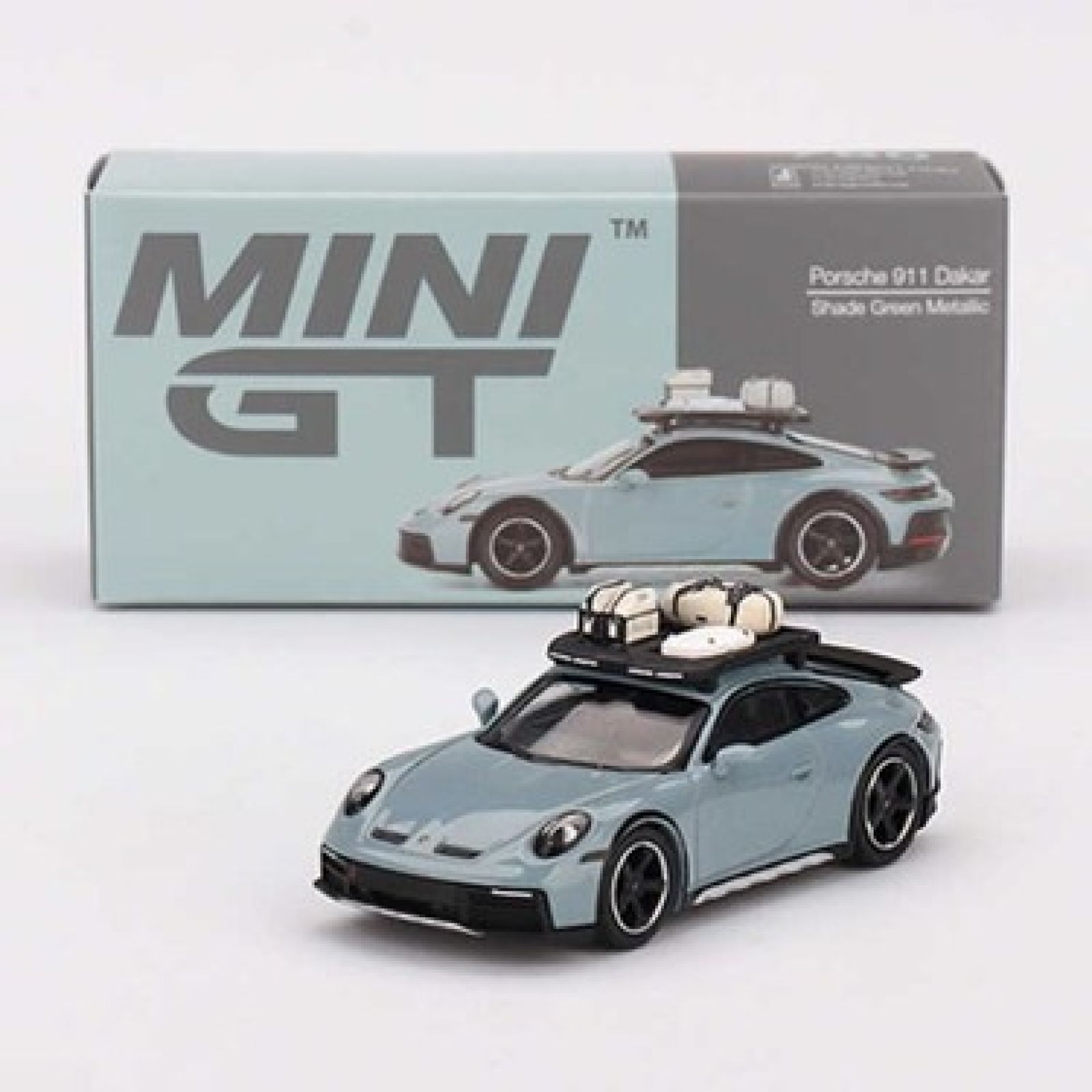 Porsche 911 Dakar Shade Shade Green Metallıc 1:64